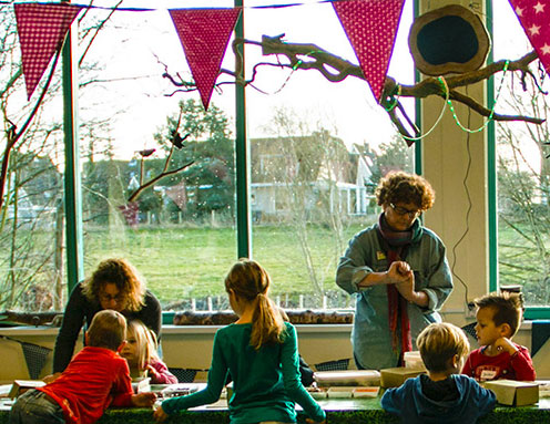 Kinderfeestje bij De Woudreus